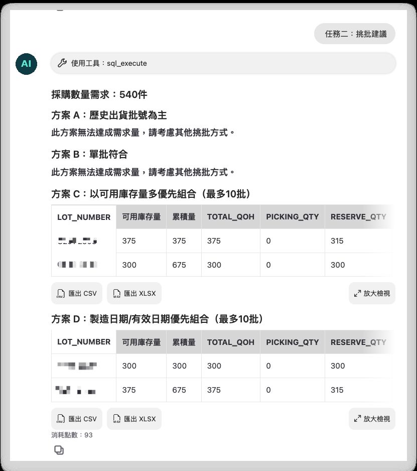 依挑批規則產生多個出貨方案